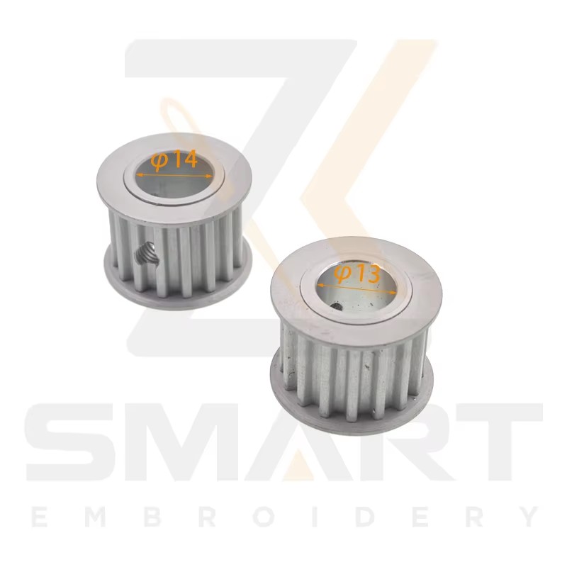 Tajima SWF China Embroidery Machine Parts Pulley T5 16 دندان D05-T5-D13-T16-W17 D05-T5-D14-T16-W17