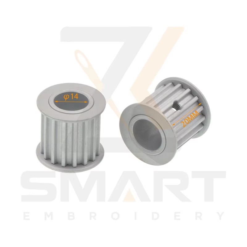 Tajima SWF China Embroidery Machine Parts Pulley T5 16 دندان D05-T5-D14-T16-W20