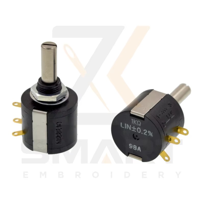 Potentiometer M22E10 1K برای Tajima SWF قطعات ماشین آرایش چینی