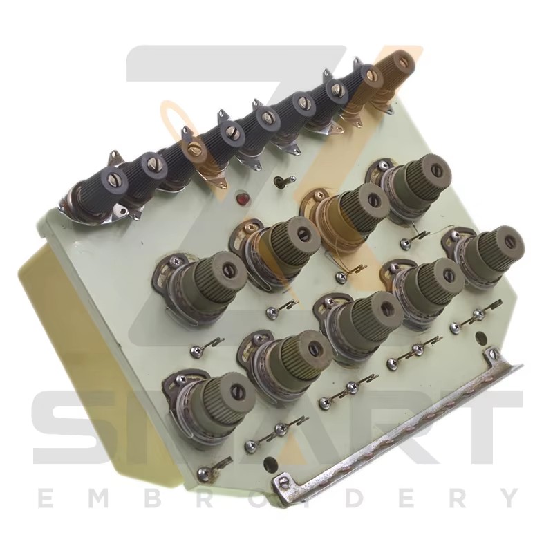 9 رنگ واحد پایه تنش با کارت پایه تنش Tajima قطعات ماشین T01TJ901-U